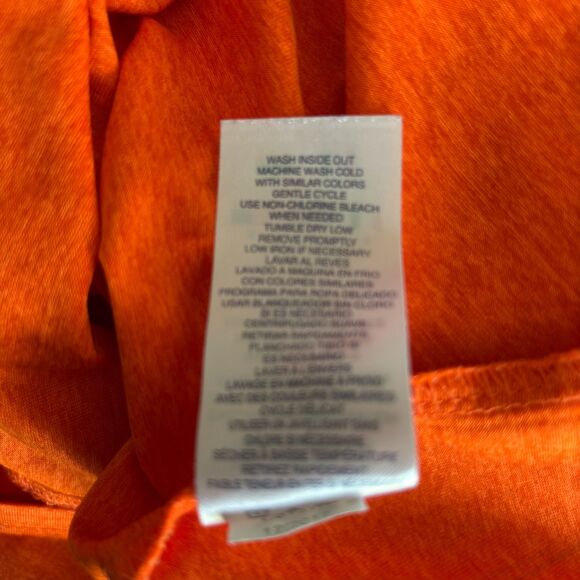 Champion Athletic Athleticwear Boys Size S Orange T-Shirt #M - Picture 4 of 5